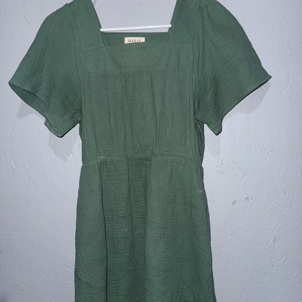 Roolee Forest Green Dress